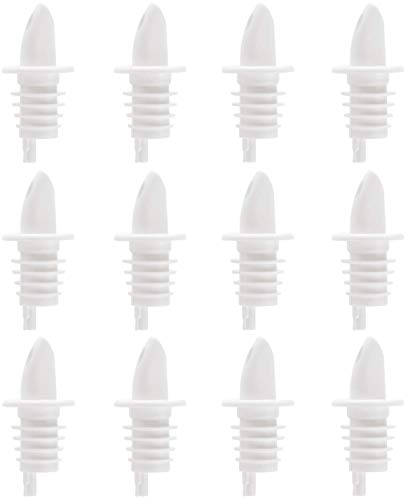 Tablecraft 35W White Free Flow Liquor Pourer 12 / CS