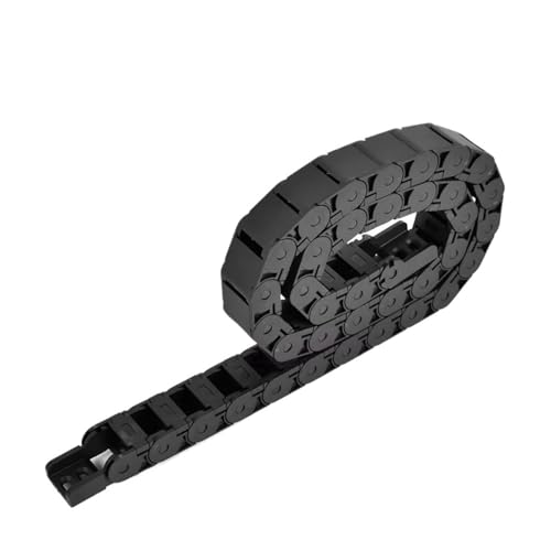 Chaîne porte-câbles 15x40 mm semi-fermée pour stopper l'emmêlement des fils