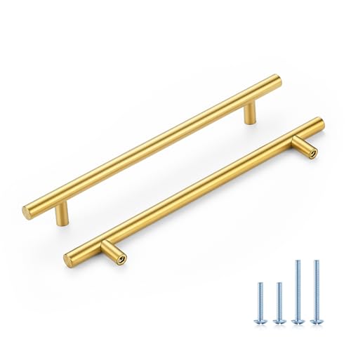 HOME EDIT Gold Cabinet Handles, Drawer Pulls, 7-1/2 Inch, 20 Pack