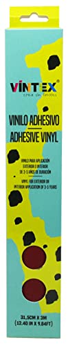 VINTEX - Vinilo Adhesivo Acabado Burdeos Mate 3m x 31,5cm - para Interior y Exterior - Apto para Plotter de Corte - Durabilidad de 3 a 5 Años - Vinilo de Rotulación
