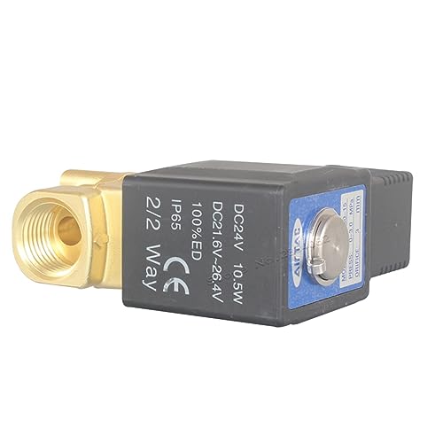 Électrovanne pneumatique 24V 220V pour air eau et huile de commande de vérin 1/2 - 5