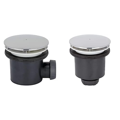 Bonde de douche ø90 mm Wirquin évacuation receveur extra-plat Tourbillon
