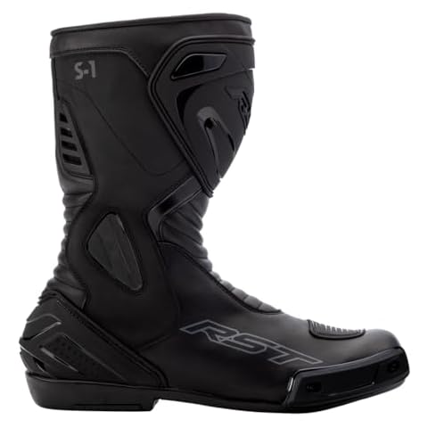 RST Men's S1 Black Motorbike Boots Cover