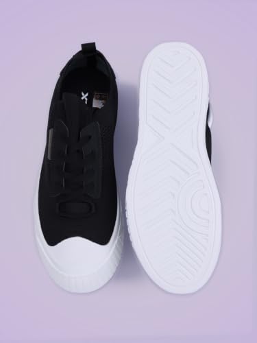 Image of XTEP Women Skateboarding Casual Shoes I Textile & Synthetic Leather Upper I Cushioned Insole I Everyday Casual Wear
