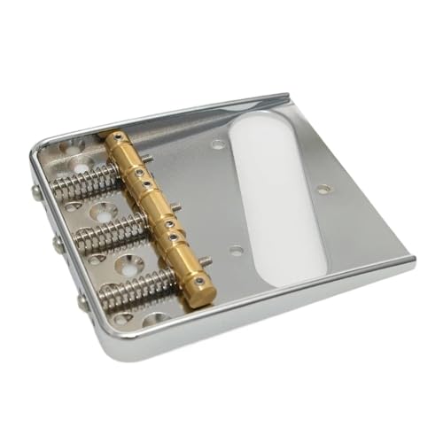 Bridge Parts Bridge Brass Saddle For TL Electric Guitar Aluminum Alloy Base Oblique