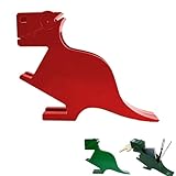 Dinosaur Note Holder - Memo Dispenser Organizer, Funny Desk Accessories & Office Supplies, Pen and Note Storage (Red)