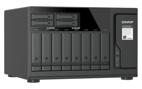 Image of QNAP TVS-h1277AX-R5-16G 12-Bay Desktop Hybrid NAS