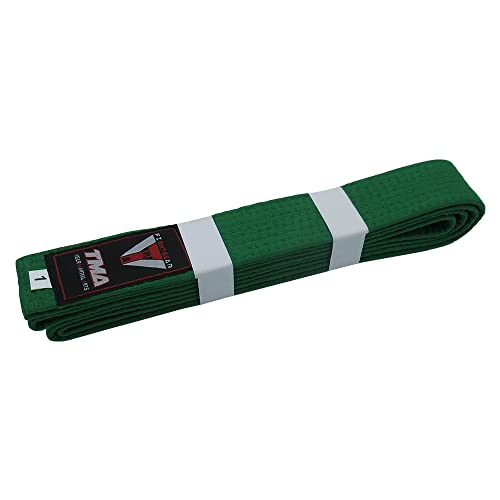 TMA Martial Arts Karate, Judo, Taekwondo Belts (Green, 1)