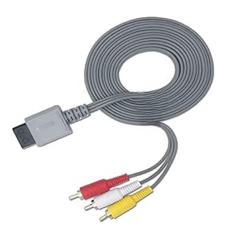 RUITROLIKER Cavo AV 10 ft/3 m, cavo composito TV, retro 3 RCA, prolunga per console Wii U