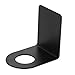 Edelstahl Wand Händedesinfektionsmittelhalter Seifenspender - Selbstklebende Wand Flaschenhalter Shampoo Halter Aufhänger Spender Halter Haken für Küche Bad - 27 mm (Schwarz)