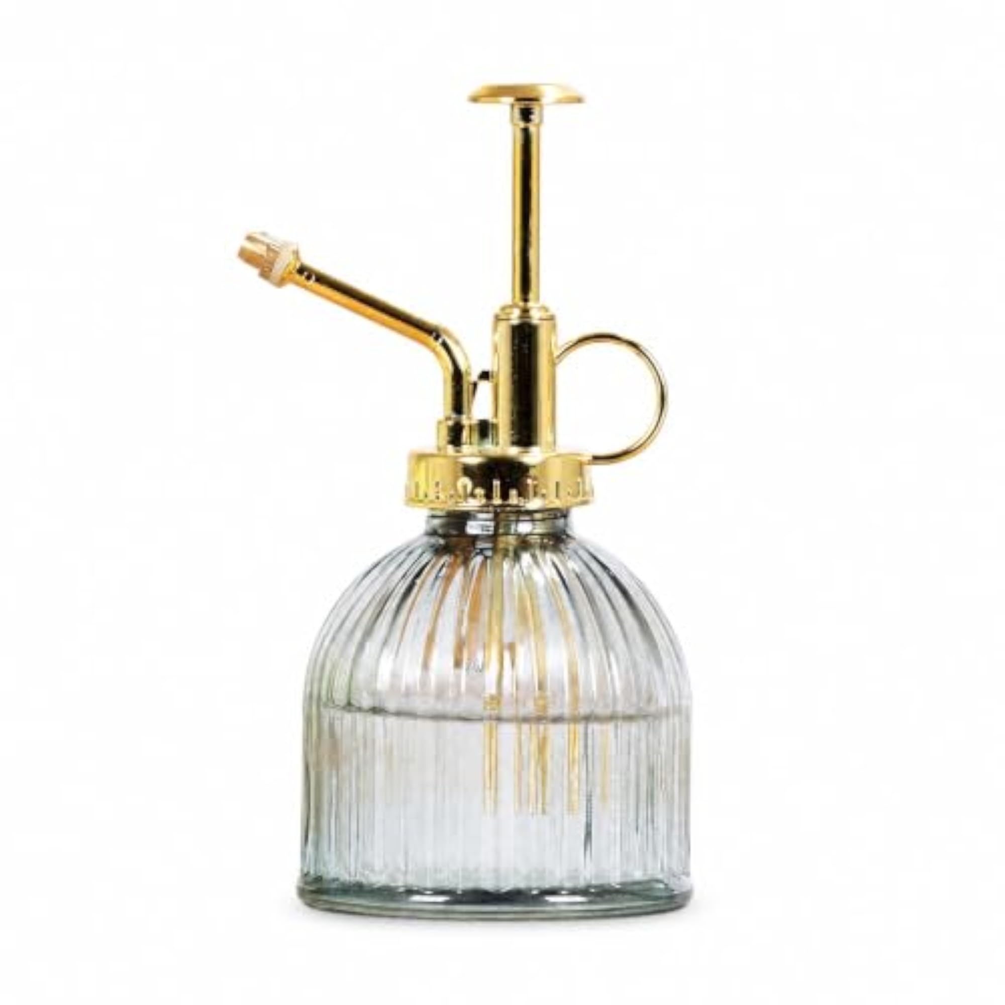 Vertical Stripe Glass Spray Bottle for Plants, Indoor Garden