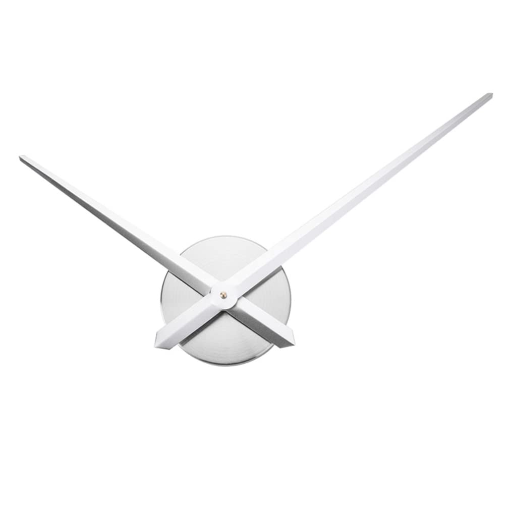 LIOOBOClock Hands And Mechanism: Quartz Clock Movement Mechanism with clock hands Battery Operated Motor DIY Repair Parts Replacement (Silver without Battery)