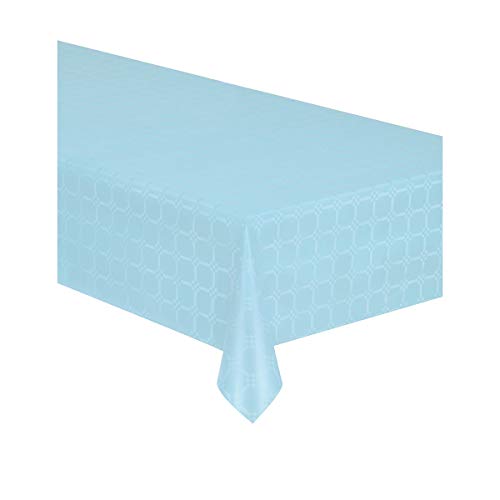 Generique - Nappe en Rouleau Papier damassé Bleu Pastel