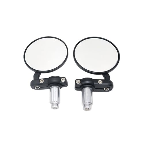 Rétroviseur de moto extrémité du guidon rotatif 360 degrés et vue arrière latérale convexe