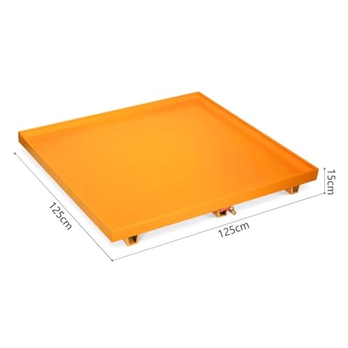 Plataforma modular de recogida de metal, paleta a prueba de fugas para tambores de aceite residual y contenedores secundarios