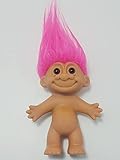 Troll Doll Pink Hair Vintage