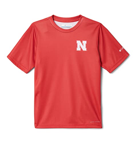 Image of Columbia Kids' Collegiate Terminal Tackle Short Sleeve Shirt