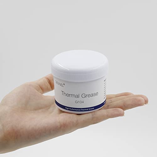 GENNEL G104 200g Thermal Conductive Paste, Silicone Thermal Compound Grease, Heatsink Paste for CPU Radiator Coolers LED Printer Chipset Cooling - Thumbnail 4