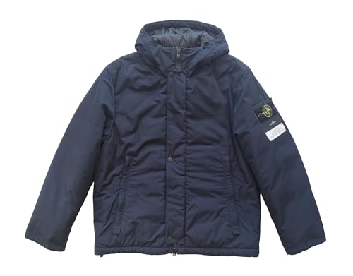 Stone Island giubbotto piumino ecologico uomo 811543426 V0020 blu navy (IT, Testo, L, Regular, Regular, Standard, Blu)