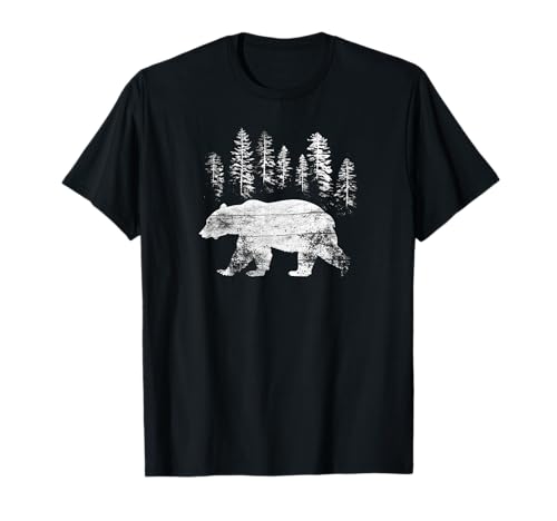 Vida Silvestre Naturaleza Animal Oso Bosque Al Aire Libre Camiseta