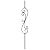 Myard Spindle Scroll 1/2 Inches Square Iron Stair Balusters, 44 Inches 5-Pack (Satin Black)