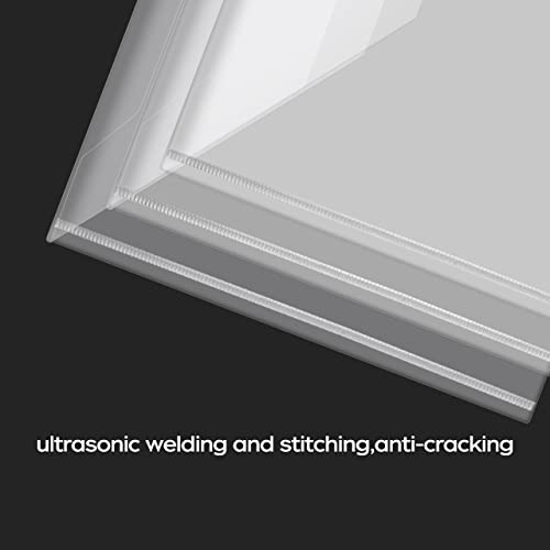 JIKIOU 30 portafogli in plastica, trasparente con