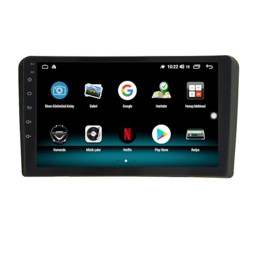 Araç Multimedya Audi A3 Ser. S UNI - TY / 2 GB RAM 32 GB HDD / 9 Inch Ekr. Carplay And. Double Teyp
