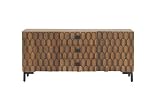 Credenza in legno massello: stile moderno e comfort per il tuo salotto