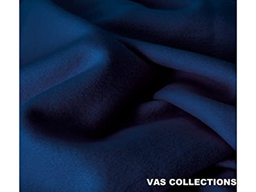 VAS COLLECTION All Season 200 TC Polar Fleece Blanket | Single 225X150 Cm, Blue (Skin Friendly)
