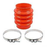 Geriffelter Balgmantel und Klemmen 4451611 passend für Multiquip MT70 MT75 MT85 Geräte