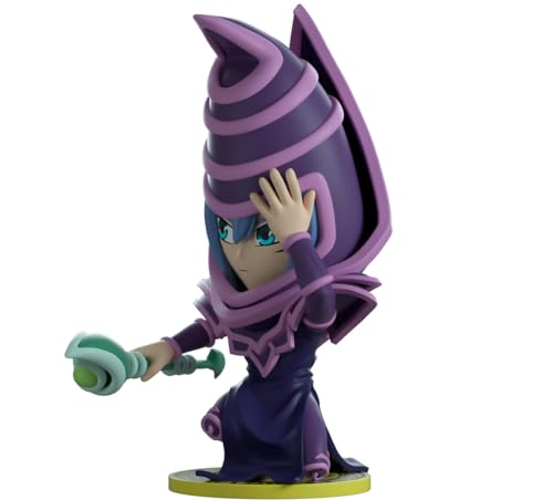 Image of Youtooz Yu-Gi-Oh Dark Magician 5 inch Vinyl Figure, Yugioh Anime Dark Magician Action Figure Based on The Yu gi oh Trading Card Game and Anime Yugioh