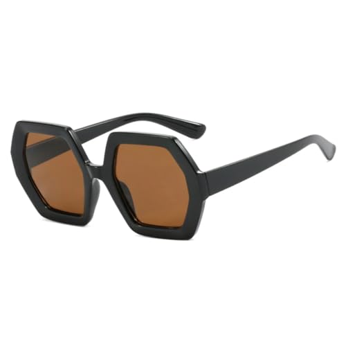 Lunettes de soleil polygonales contre l'éblouissement et les rayons UV