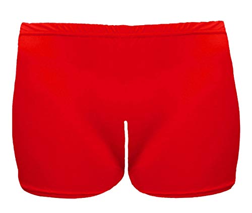 Pantalones cortos de gimnasia en microfibra para las clases de danza escolares de niñas