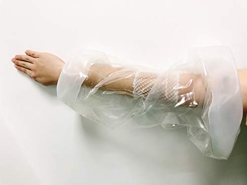 PICC Line - Funda para brazo de ducha para adultos, protección de mejor sellado, transparente, impermeable, suave, protector de vendaje para mano, muñeca, codo en el baño, reutilizable