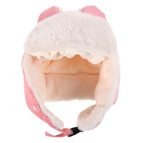 Bonnet d'hiver pour enfants doublé fourrure pour stopper le froid aux oreilles