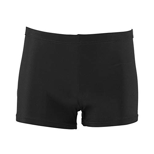 Pantalones de Baño Cortos,Pantalones Cortos de Natación para Hombres Pantalones de Traje de Baño Cortos Pantalones Cortos Bañador de Agua para Surf Buceo Snorkel Pesca Negro (S-3XL)(L)