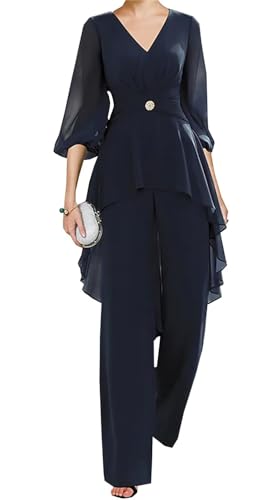 2 Pieces Mother of The Bride Pant Suits for Wedding Plus Size Mother of Groom Pant Suit Formal Outfits2