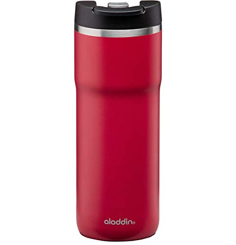 Aladdin Barista Java Thermavac Leak-Lock Termo Café Para Llevar 0.47L Cherry Red – Botella...
