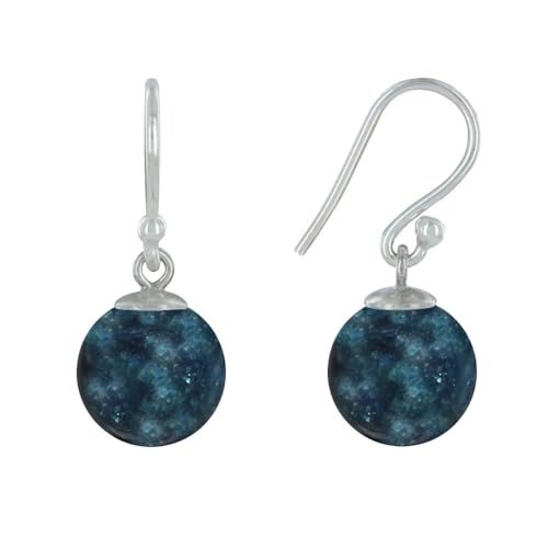 LES POULETTES BIJOUX - Boucles d'Oreilles Argent 925 Billes d'Apatite