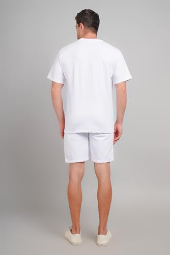 Image of Men's Cord Set T-Shirt and Shorts | Casual Matching Outfits for Men | Comfortable Summer Activewear, Gym, Sports & Lounge Wear | Night Wear Suit for Men