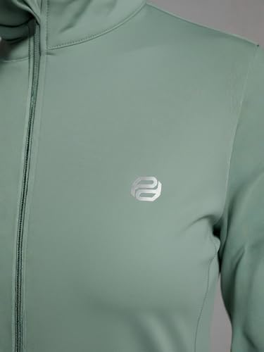 Image of PUMP'D Women's Jacket | Slim Fit | Thumb Hole Open Sleeve | With zipper | Perfect for workout