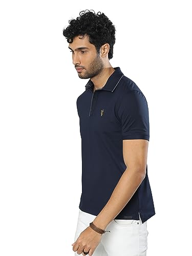 Image of STELLERS Men's Premium Softberry Pique Polo T-Shirt | Feather Touch Feel |Regular Fit| Odour Resistant| Anti-Static| Wrinkle Free | Quick Dry | Stretchable | Lightweight | Sweat-Proof