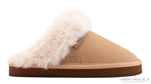 Rainbow Sandals Ladies Sunset Snugs - Premier Leather, Fleece Lined Slipper4