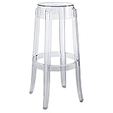 Modway Casper Bar Stool in Clear