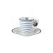 Produktbild Laura Ashley Blueprint Collectables Kopf- und Untertassen -Espresso -Candy Stripe 9 Cl. Porzellan