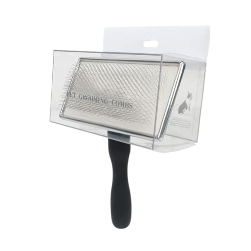 Brosse de massage en métal élimine sous-poils emmêlés