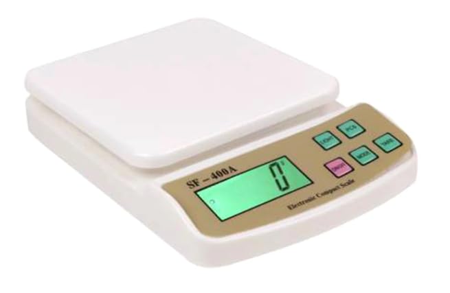 Digital Kitchen Weighing Machine With Back Lite LCD Display for Measuring Food, Cake, Vegetable, Fruit, Meat (Upto 10kg). (SF 400 A)-image-44
