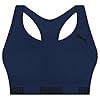 PUMA Top Nadador Academia Sem Bojo Sem Costura Microfibra Poliamida Feminino, 1 - Azul Índigo, M