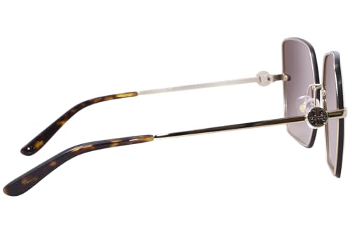 Tory Burch Sunglasses TY 6080 334913 Shiny Light Gold/Brown Gradient Dark Brow, 58/15/1403