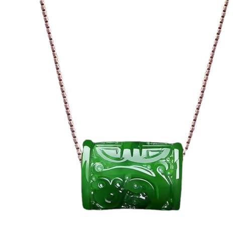 Collier en jade vert naturel pour homme, votre amulette au quotidien